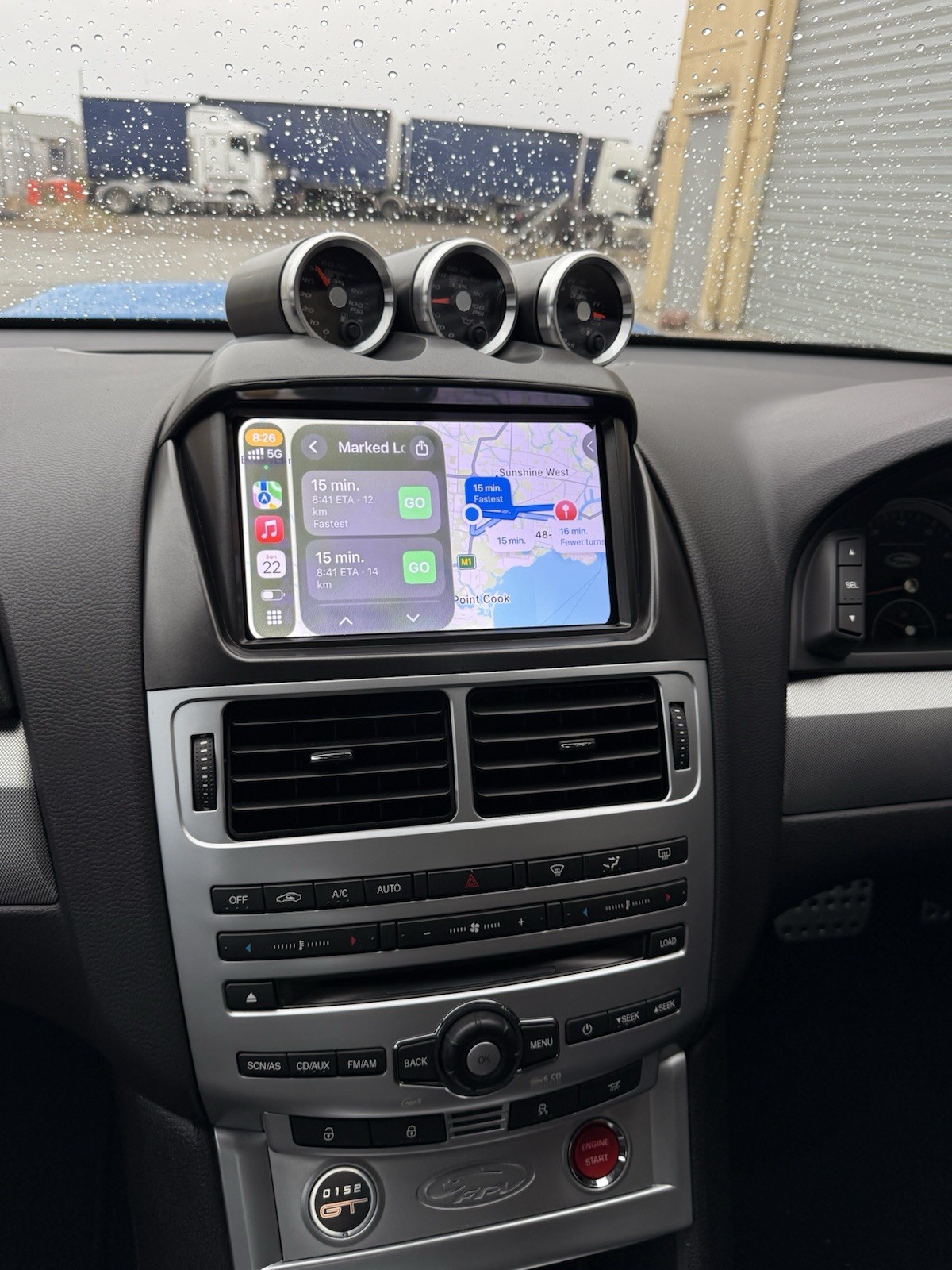 COMBO DEAL— FG MK1/MK2 | SatNav +GPS —Wireless CarPlay | Triple Gauge Pod/Fascia