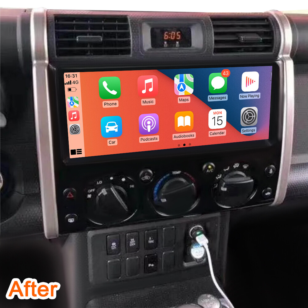 12.3Inch Car GPS Player For Toyota FJ Land Cruiser 2006-2022 Stereo Radio Audio