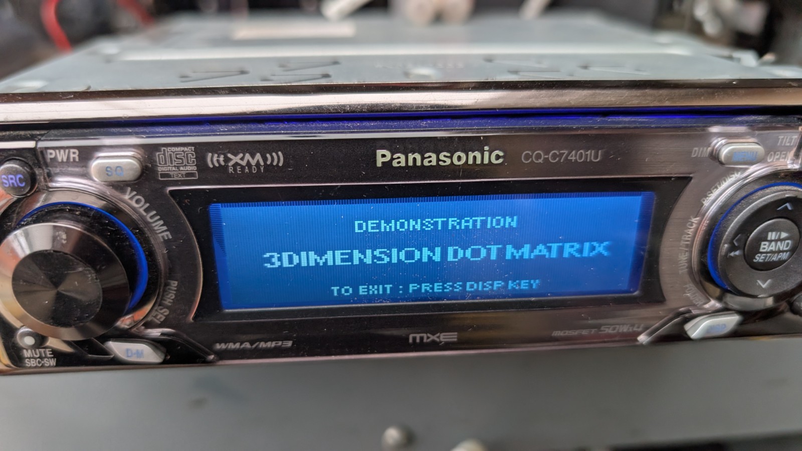 Panasonic CQ-C7401U Car Stereo Used With Bluetooth Auxiliary 🐠🐟