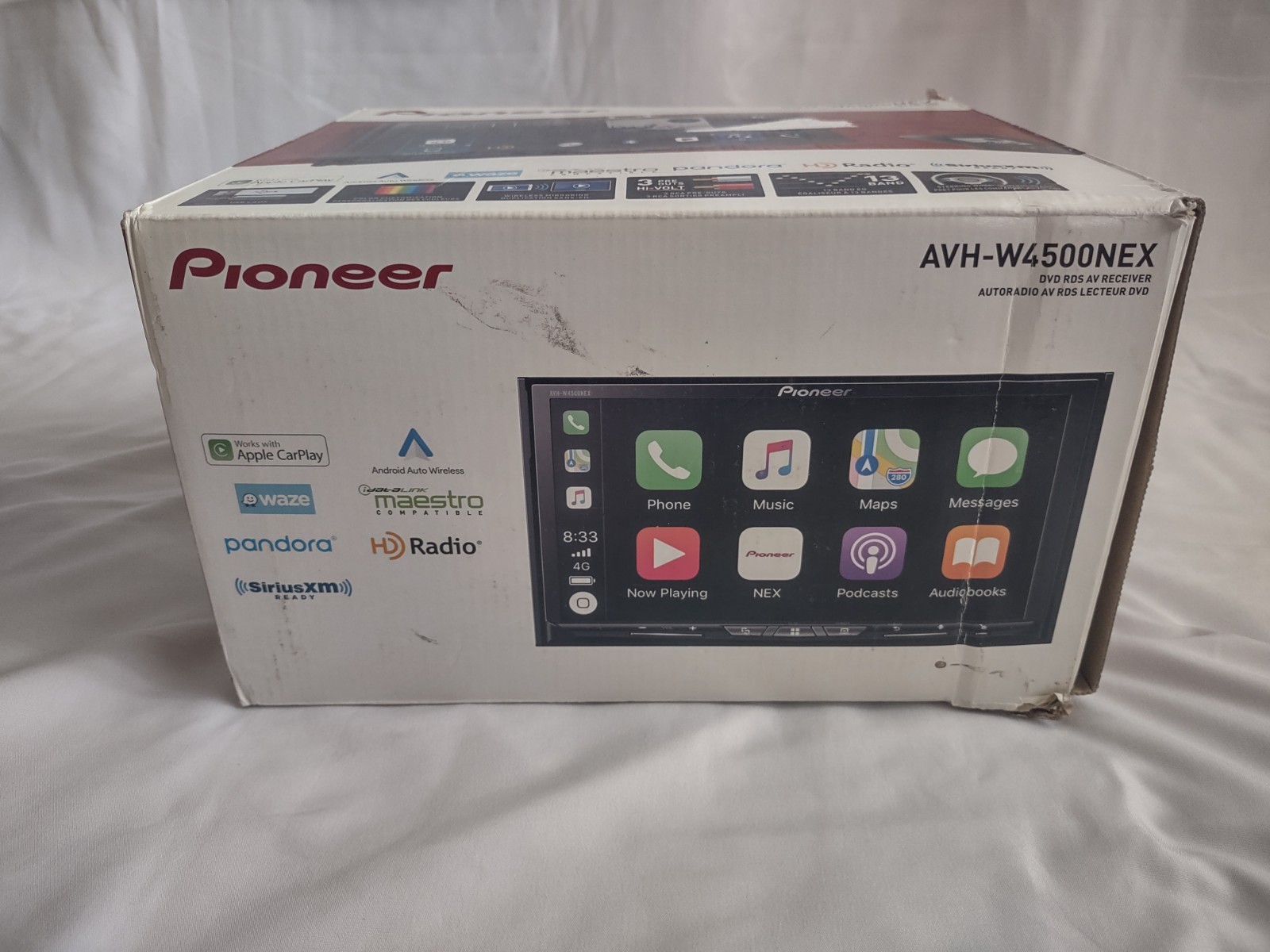 Pioneer AVH-W4500NEX Wireless Apple CarPlay & Android Auto DVD CD HDMI 6.94″ HD