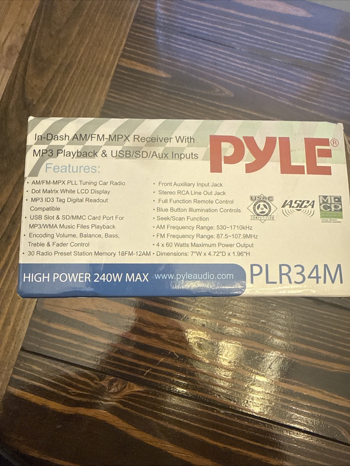 Pyle PLR34M USB/Flash Card In Dash Receiver