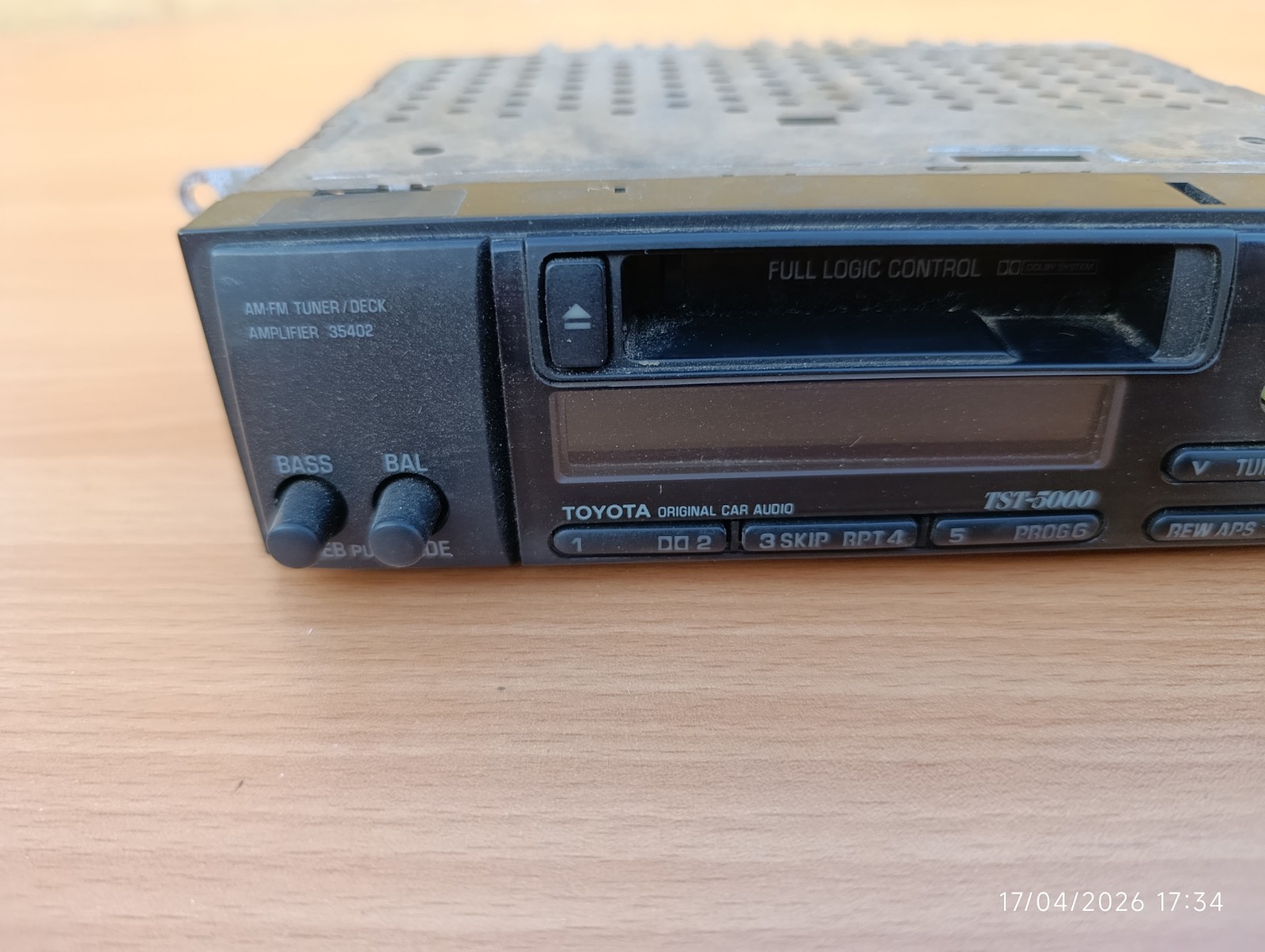 Toyota Corolla AE100, AE101 OEM TST-5000 Cassette Player with Equalizer Support