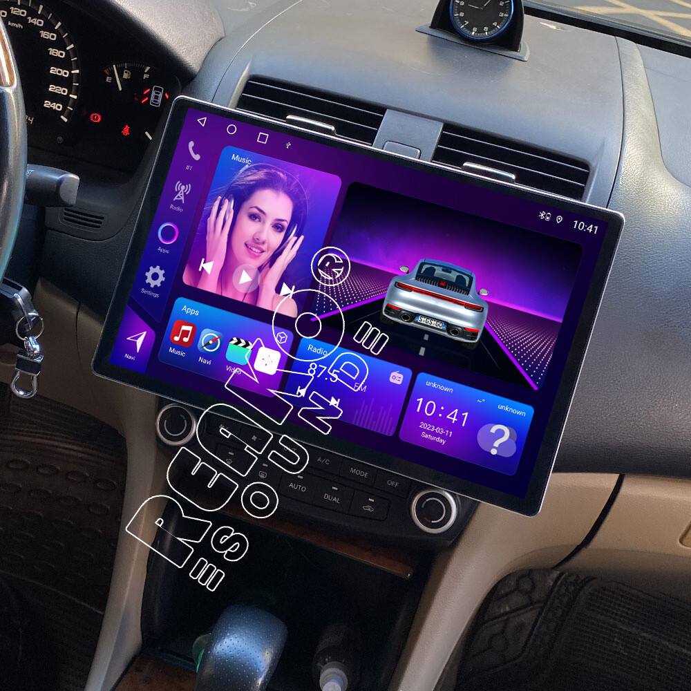 13.1”Android 13 Radio 4+64GB Car Stereo 4G DSP Carplay QLED Screen WiFi Carplay