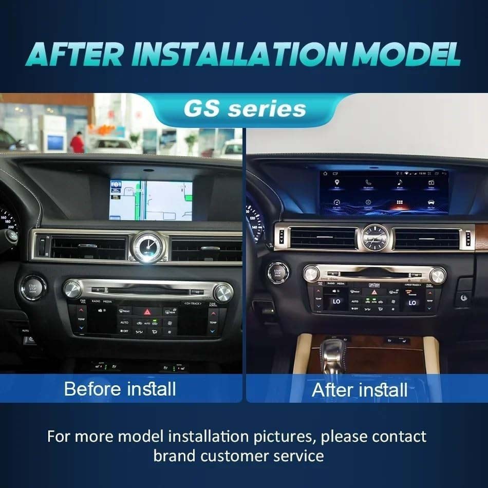 12.3″ For Lexus GS 2012-2020 Android 13 CarPlay Radio GPS 8+128GB Stereo