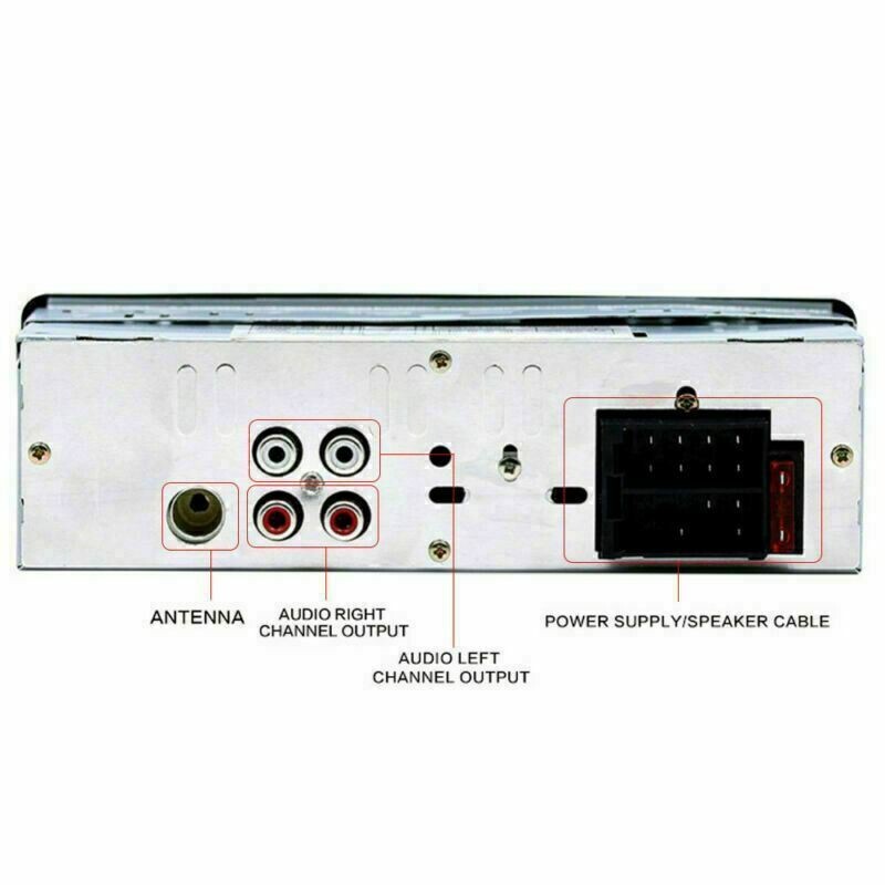 Bluetooth Car Stereo Audio In-Dash FM Aux Input Receiver SD USB MP3 Radio Player