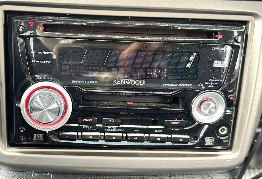 KENWOOD DPX-55MD CD MD Receiver Car Audio Head Unit Stereo Player Tested Working