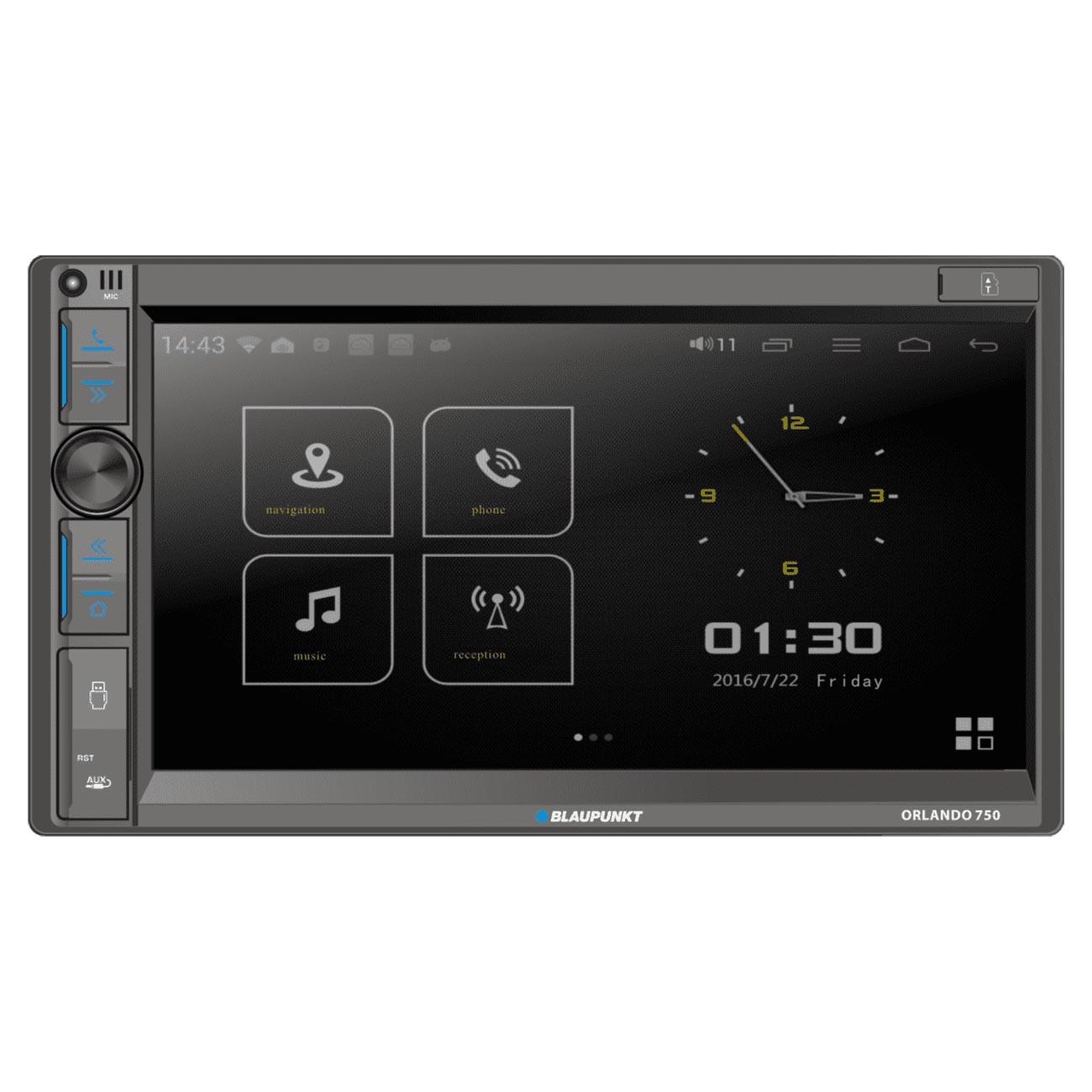 BLAUPUNKT ORLANDO750 Car Stereo – 6.9″ Touchscreen, Wireless Apple CarPlay, W…