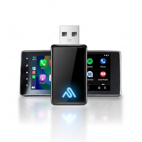 8PRO Wireless Adapter – Convert Wired CarPlay or Android Auto to Wireless,