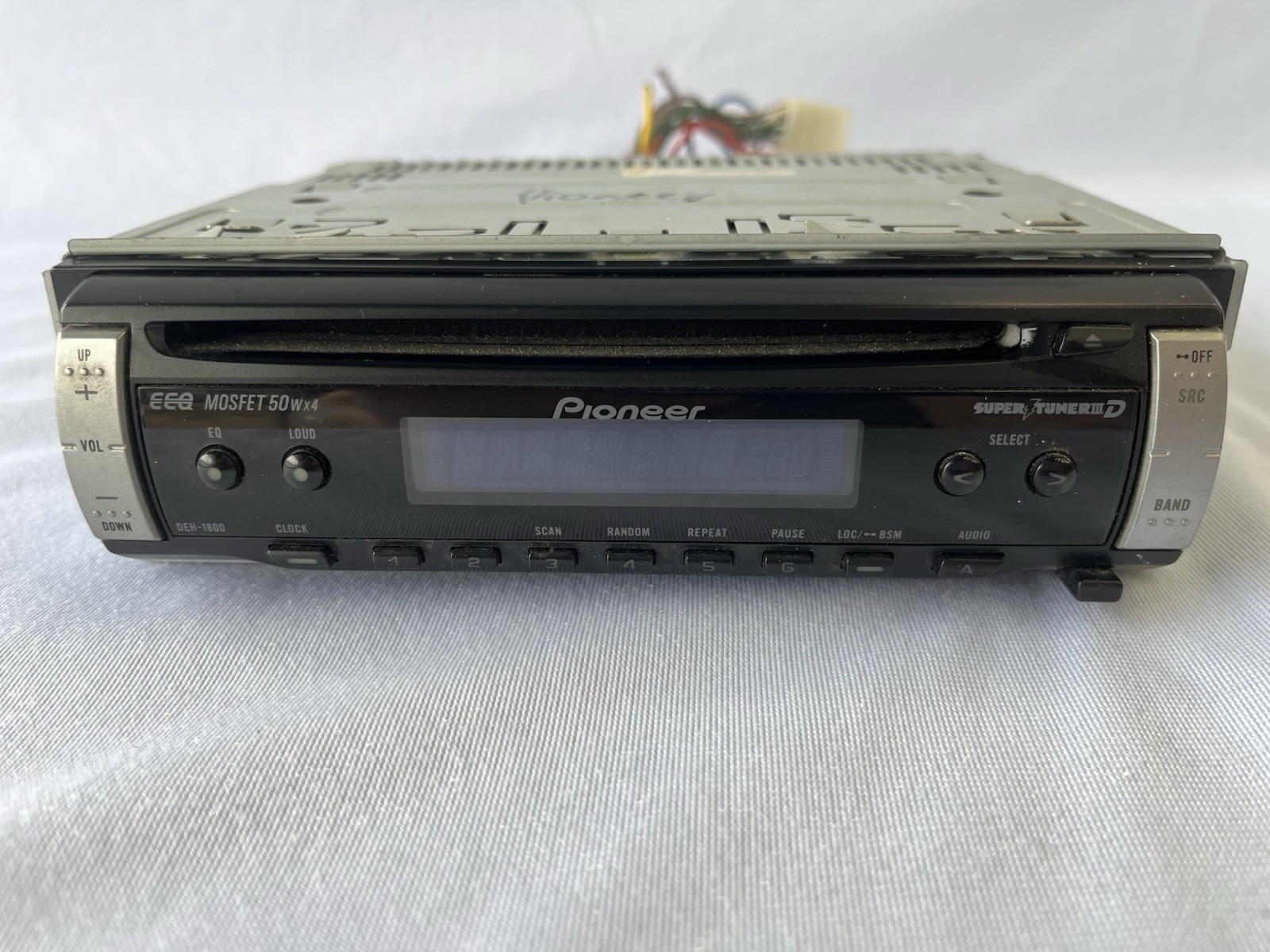Pioneer DEH-1800 Car Stereo CD Player AM FM Receiver 50Wx4 For Parts Repair