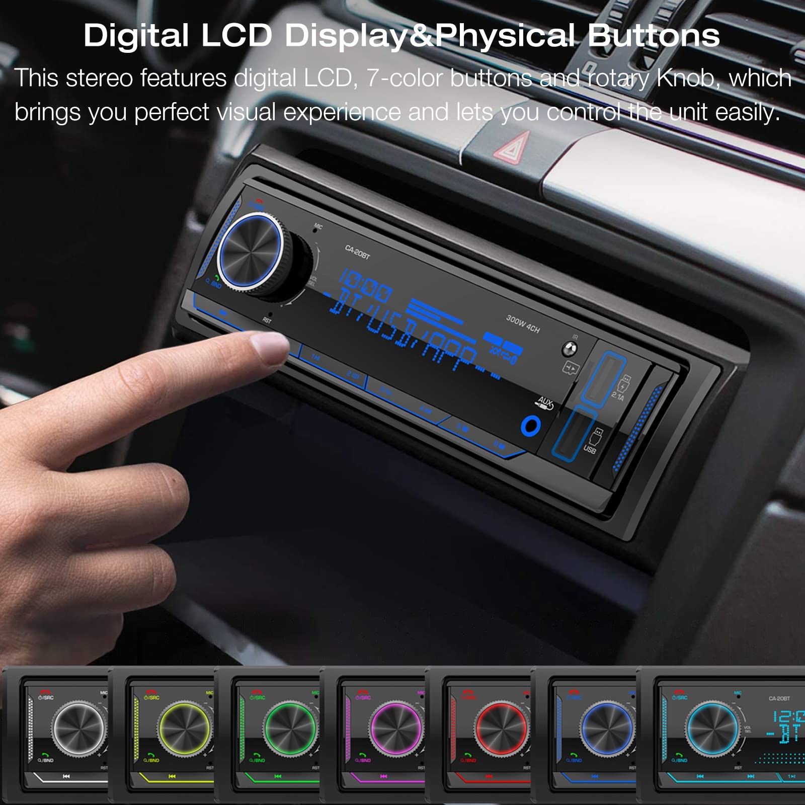Single Din Stereo Marine Radio: Bluetooth Din, Radio