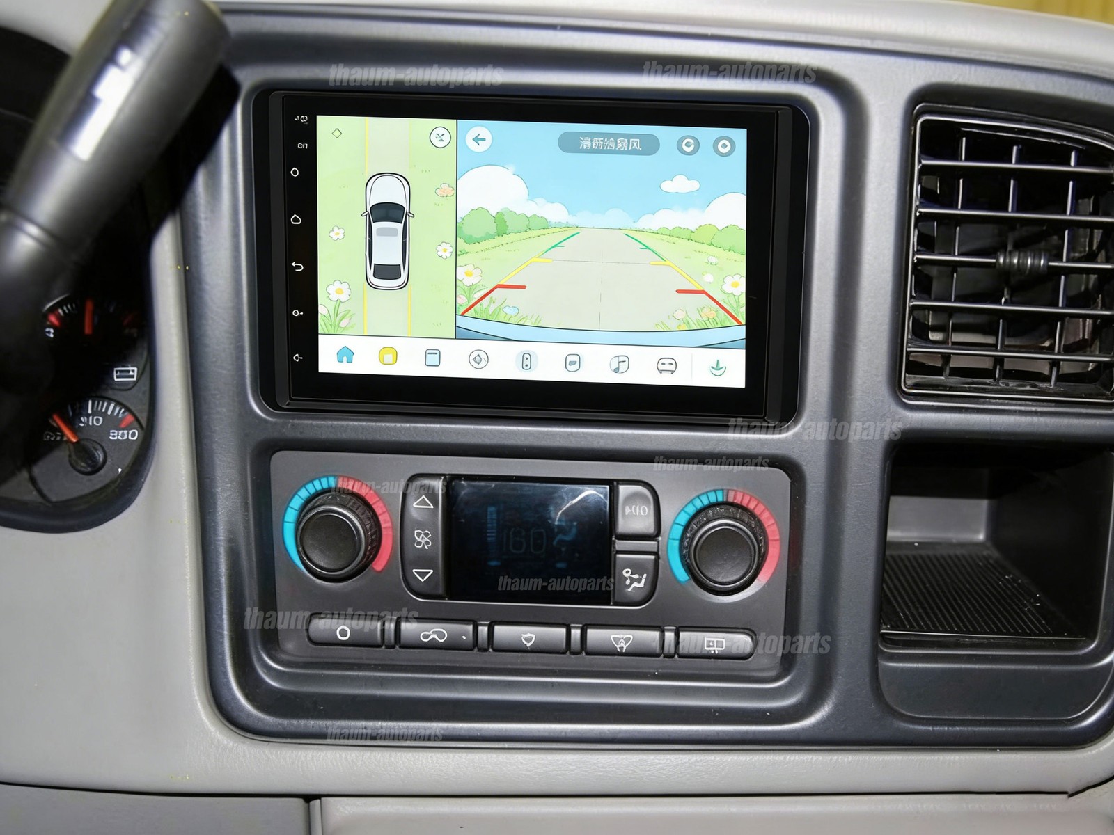 CarPlay Wifi Car Radio For 2003-2006 GMC Sierra 1500 2500 3500 GPS Player Camera