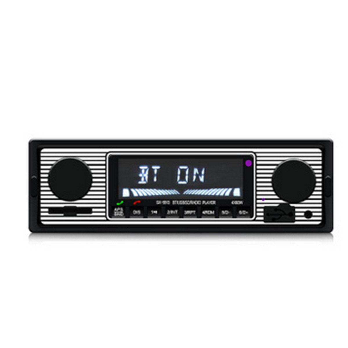 1 Pc Car Stero FM retro radio car 12V Player Bluetooth Stereo MP3 USB AUX WAV FM