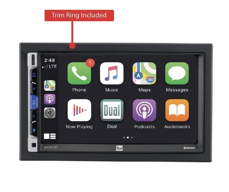 Dual Electronics 7” LED Multimedia Touch Screen Double DIN Car Stereo Unit…