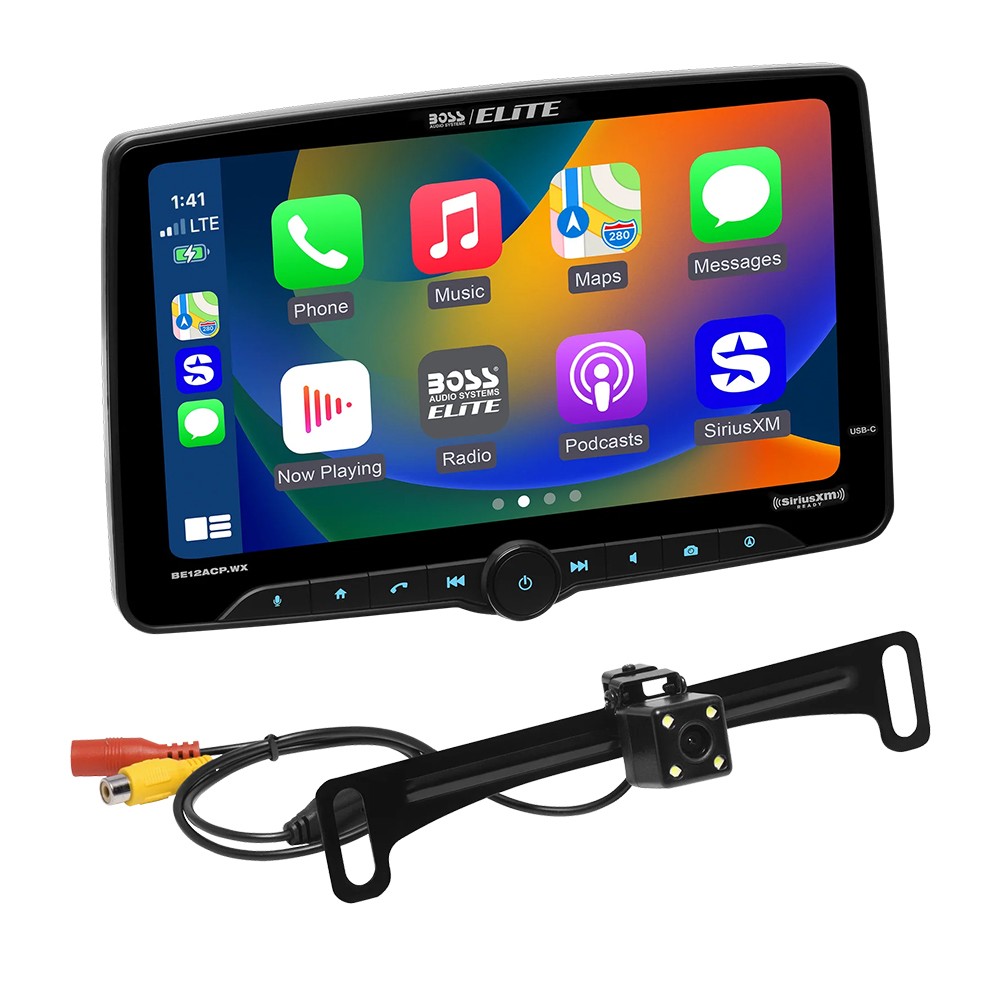 Boss Audio 12″ Digital Multimedia Receiver Apple Carplay Android Auto Bluetooth