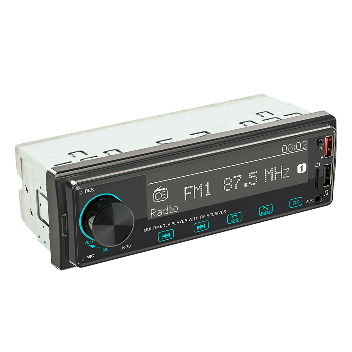 1Din Bluetooth Radio Car MP3 Player Stereo Head Unit Dash Audio Remote Control