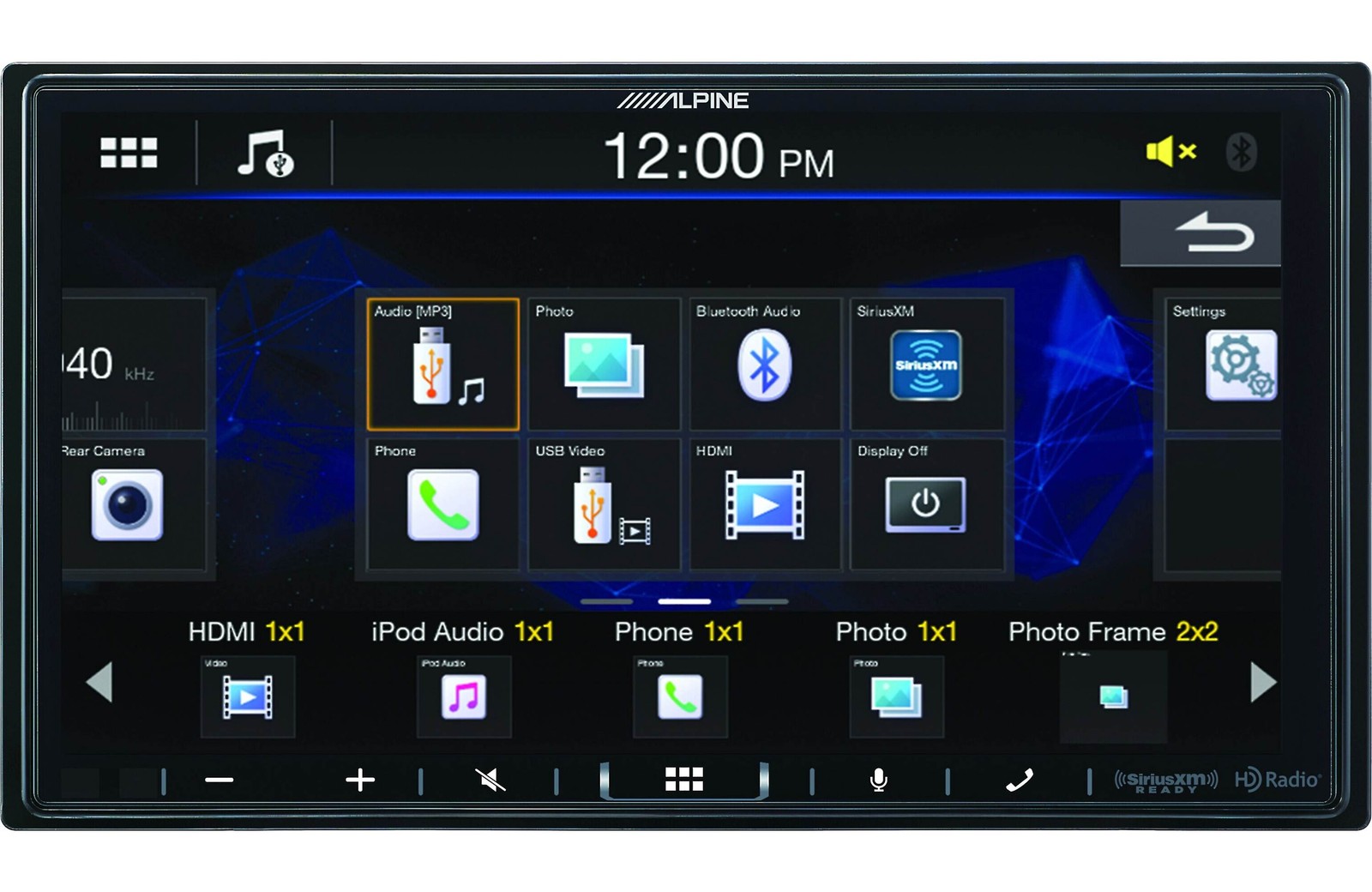 Alpine ILX-407 Digital 7″ Shallow-Chassis Multimedia Receiver with PowerStack