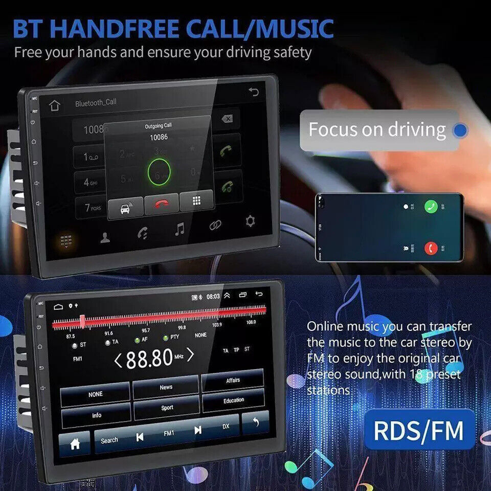64GB Android 14 Carplay Car Radio GPS Stereo For Mitsubishi Outlander 2006-2012