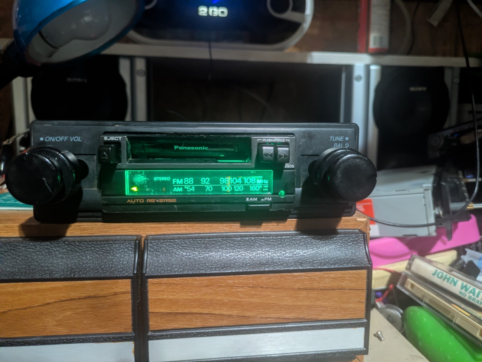 VTG 80s Panasonic 🔵 Bluetooth Stereo‼️Audio Car Cassette Deck Knob Shaft Radio