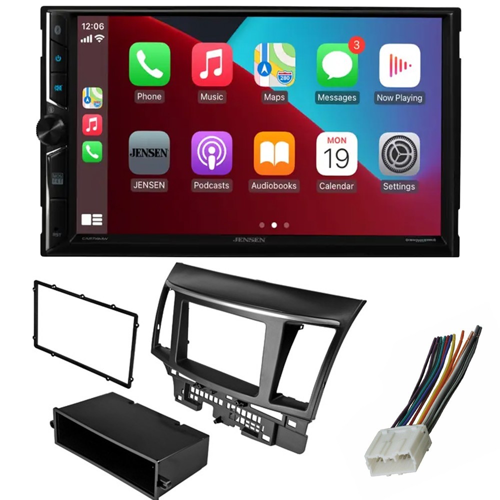 Jensen CAR714MW 7″ Screen Bluetooth car stereo for 2008-2017 Mitsubishi Lancer