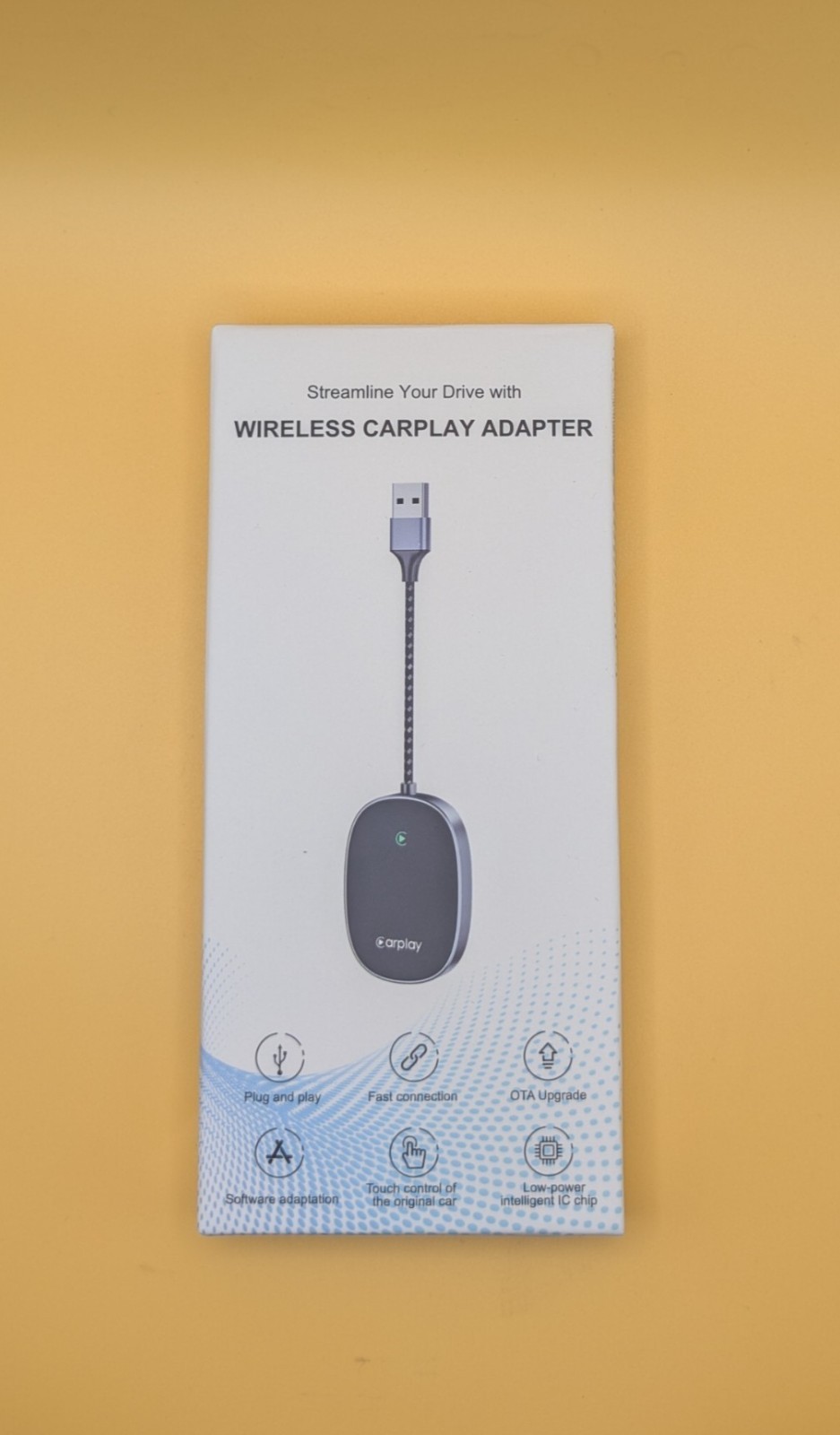 Wireless CarPlay Adapter Converts Wired CarPlay to Wireless Plug and Play