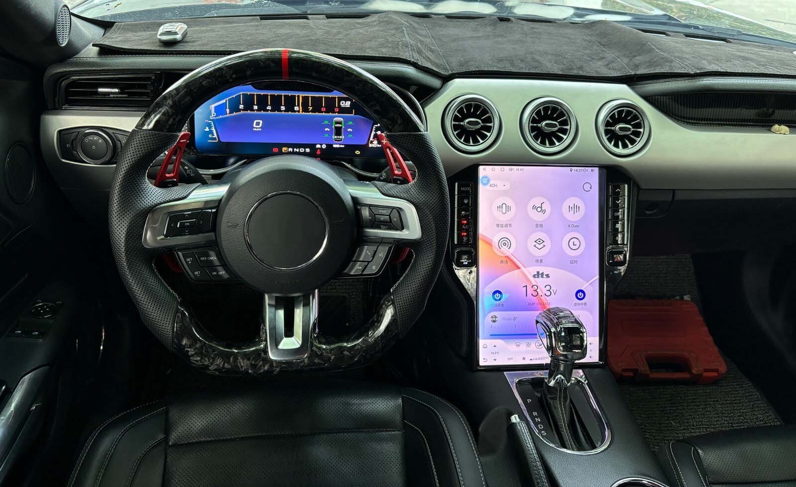 8G+128G Car Stereo for Ford Mustang 2015-2021 Apple CarPlay Android 13 Car Radio