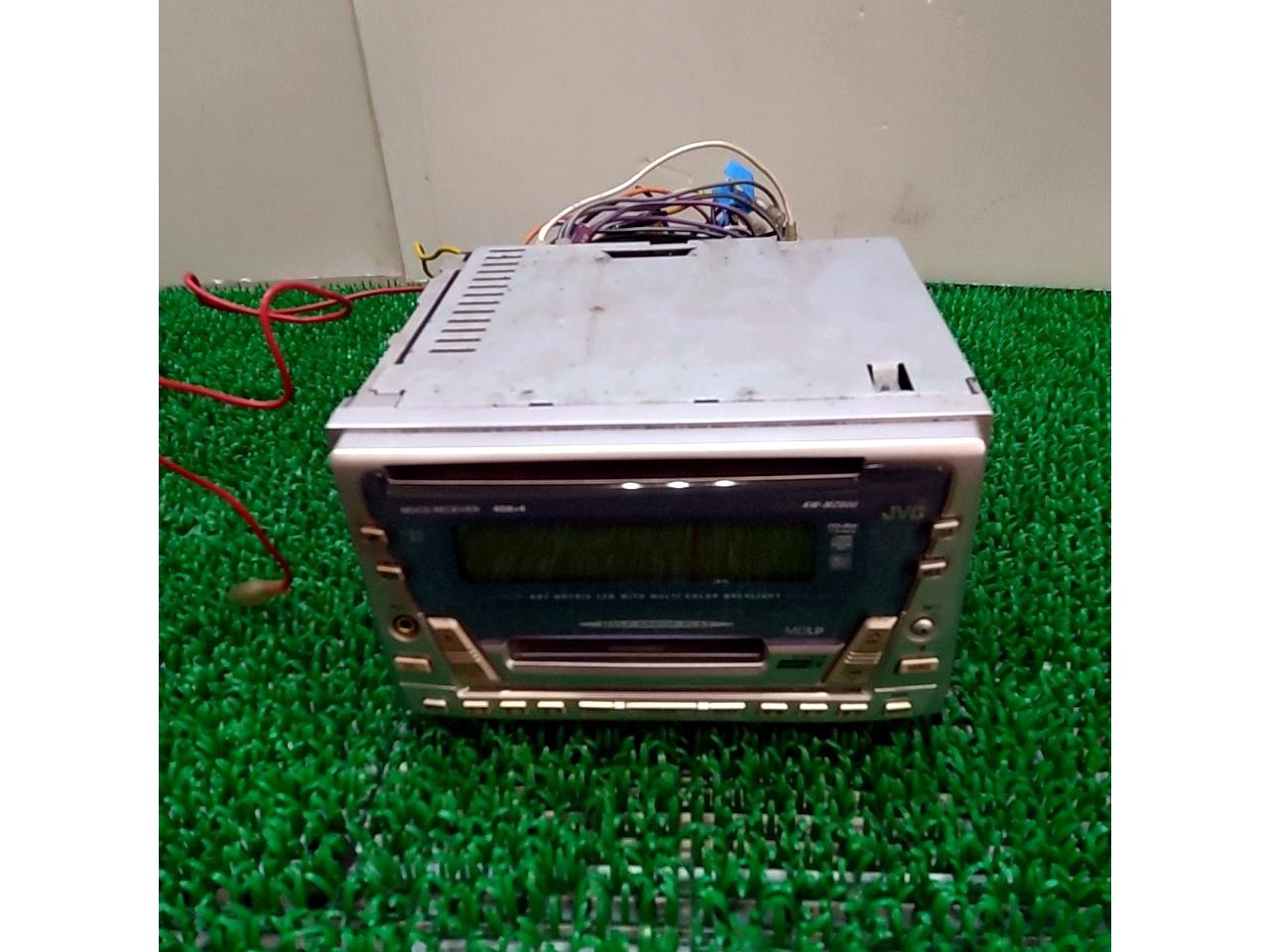 JVC KW-MZ600 Car Stereo Receiver Tested Working CD MD w/ Harness