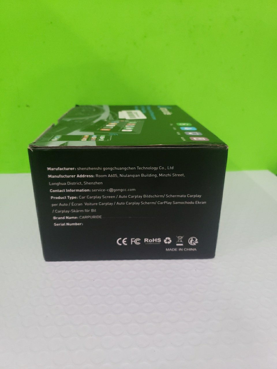 CARPURIDE C98 Wireless 9’’ Apple Carplay Android Auto GPS Navigation C Open Box