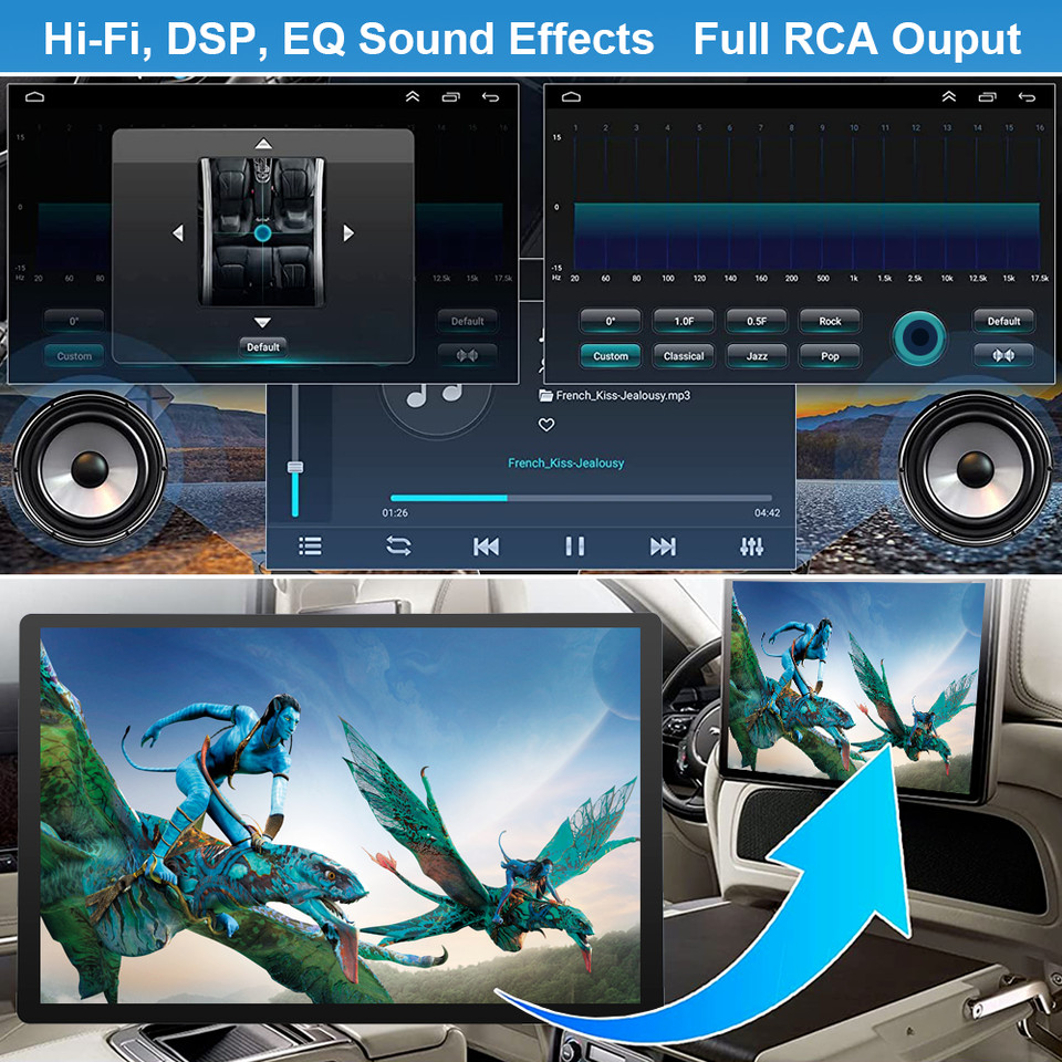 14.5″ Android Radio CarPlay GPS AHD For Mitsubishi Pajero V73 V93 V97 2007-2020