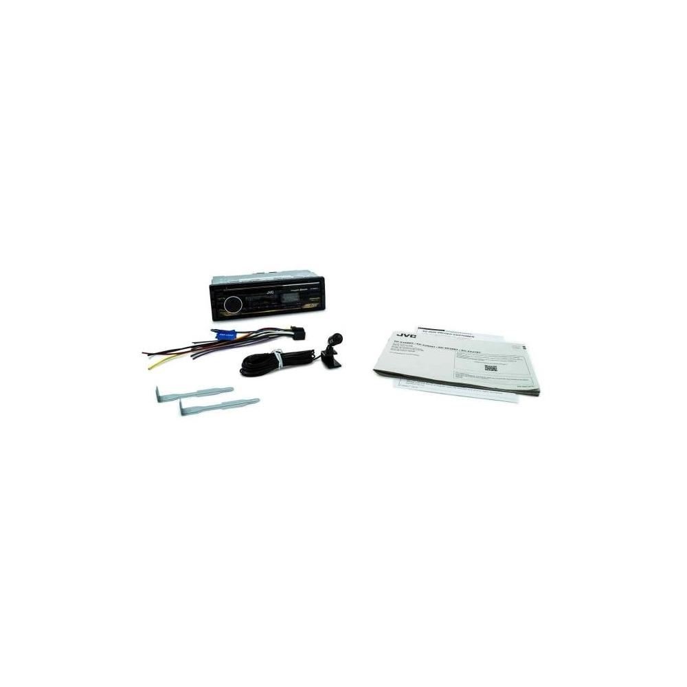 JVC KD-X380BTS Digital Media Receiver Single-DIN Built-in Amazon Alexa Bluetooth