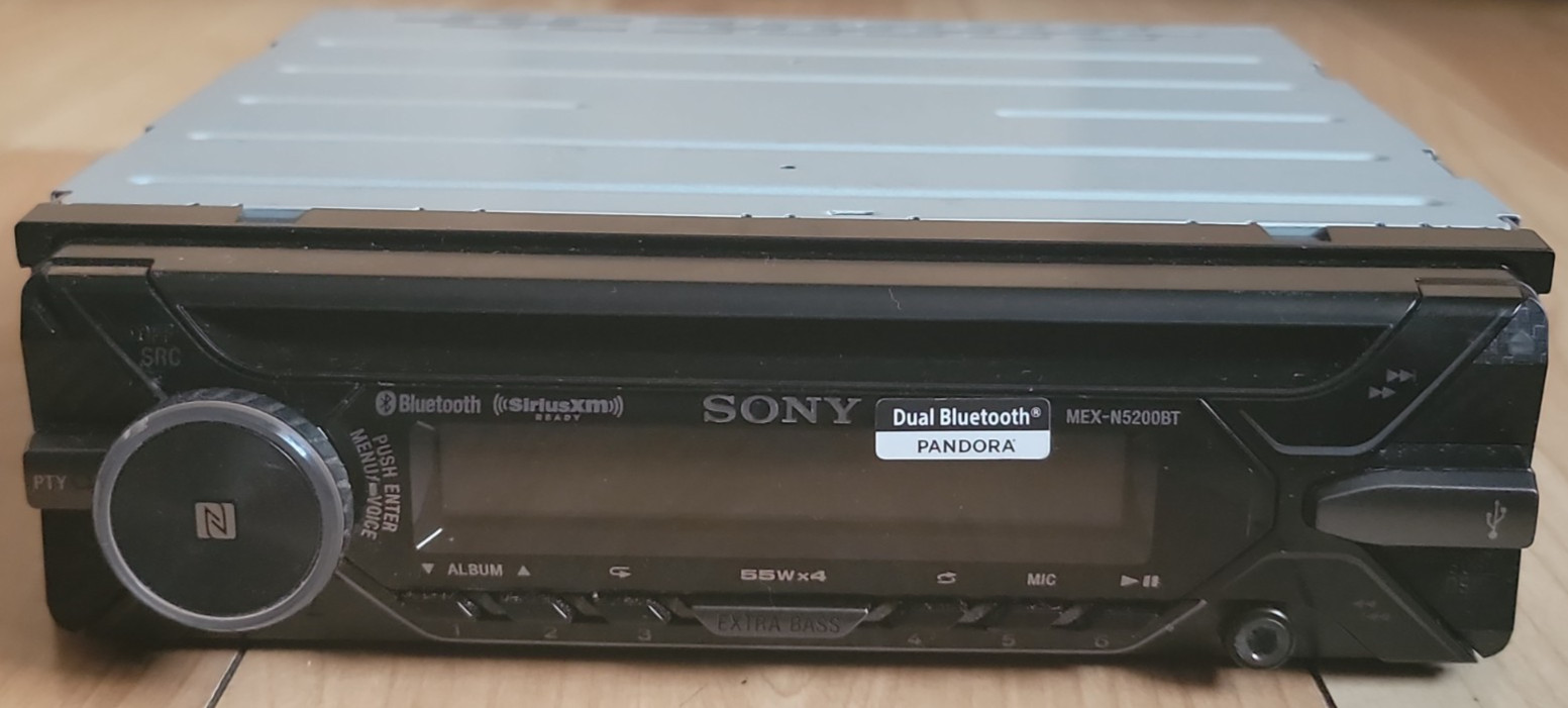 Sony MEX-N5200BT Built-in Dual Bluetooth Voice Command CD/MP3 AM/FM Radio READ