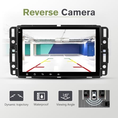 Car Radio Stereo Upgrade for Chevy Silverado Tahoe 2GB+32GB with Backup Camera
