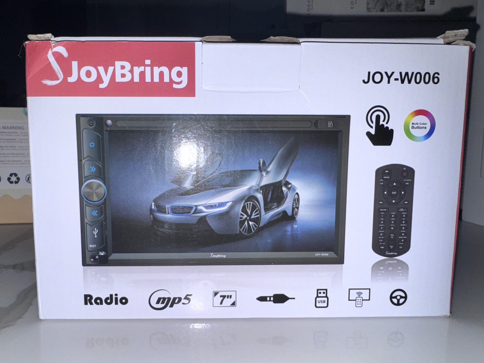 SJoyBring Upgrade Wireless Double Din Car Stereo W006
