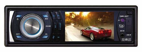 Absolute DMR-380T br/ 3.5-Inch In-Dash Single Din DVD/CD/MP3 Receiver with Deta