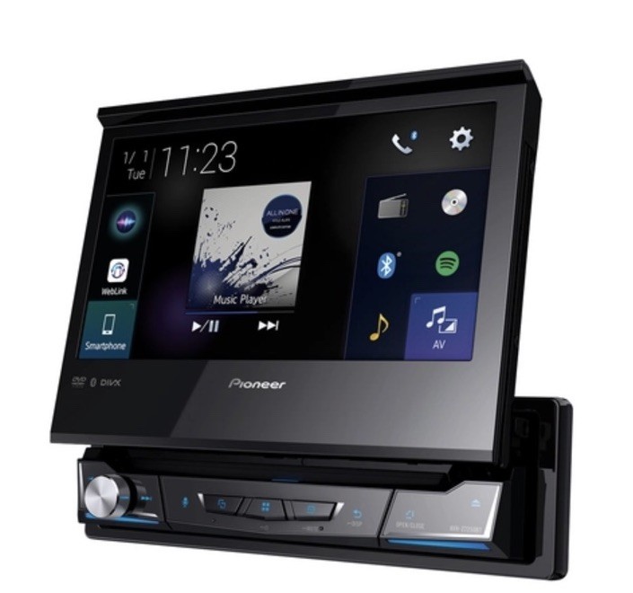 PIONEER AVH-Z7250BT DVD RDS AV Receiver Bluetooth Android Apple CarPlay 1Din