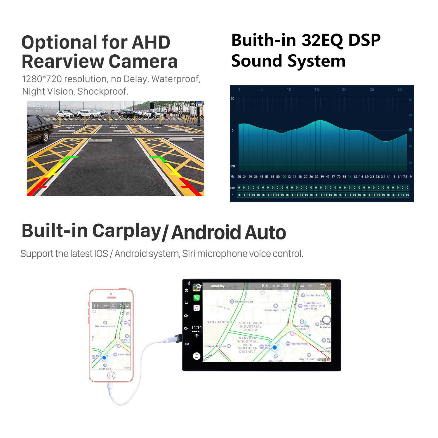 Car Radio for Infiniti G37 G35 G25 Wireless Carplay Android Auto 5G WiFi DSP