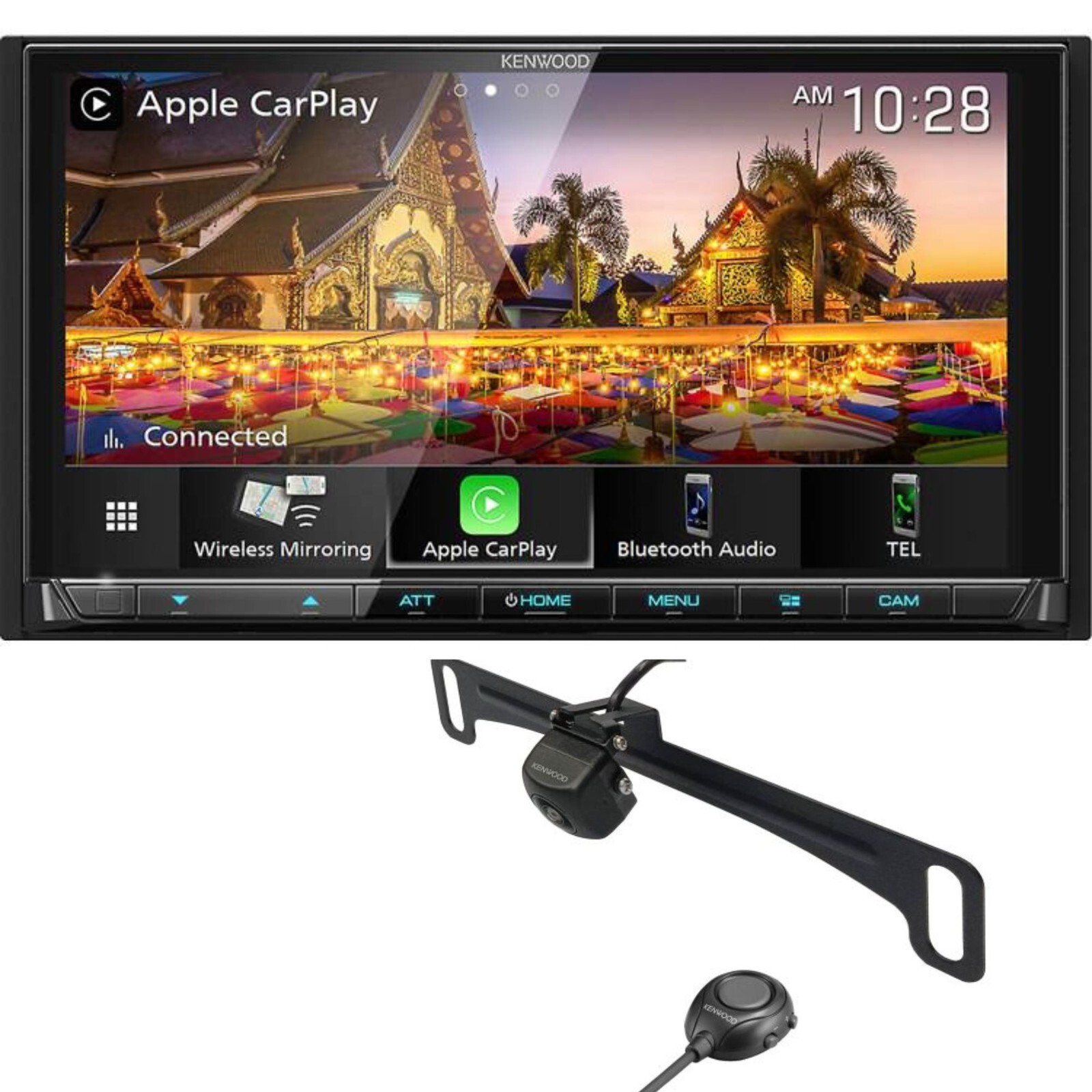 KENWOOD DMX958XR Digital Multimedia Receiver+ CMOS320LP License plate Backup Cam