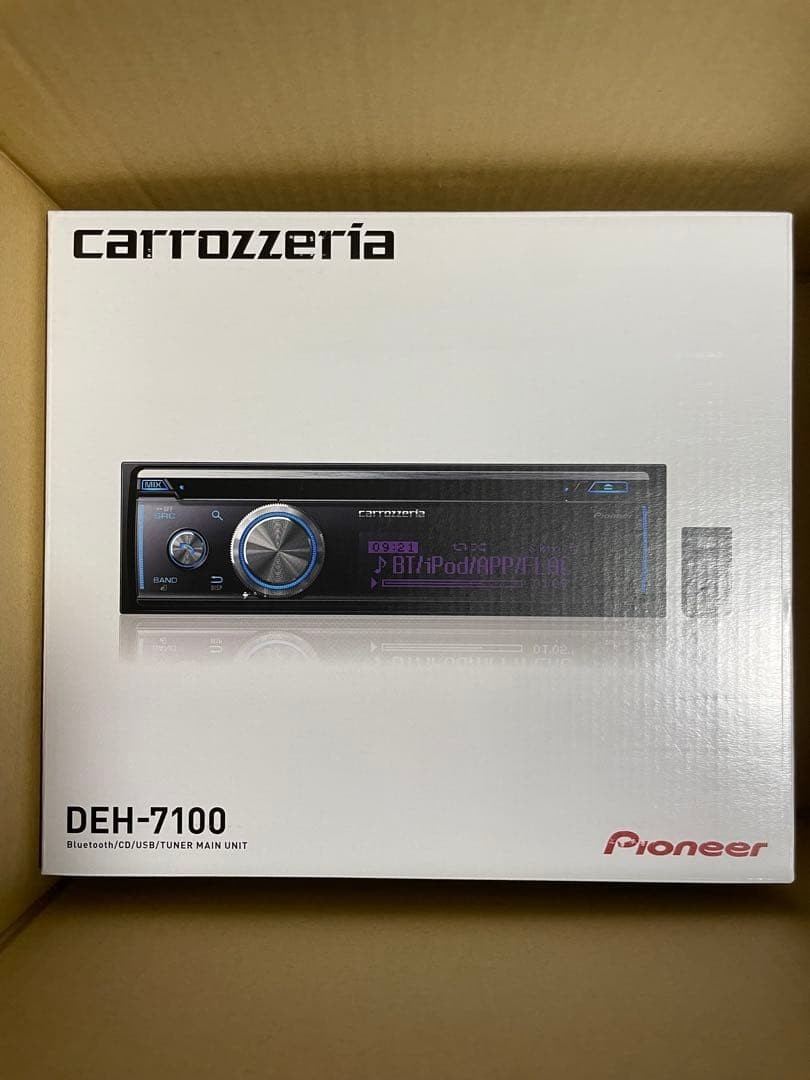 Pioneer Carrozzeria DEH-7100 Single 1 DIN CD Player Bluetooth USB Car Stereo JDM