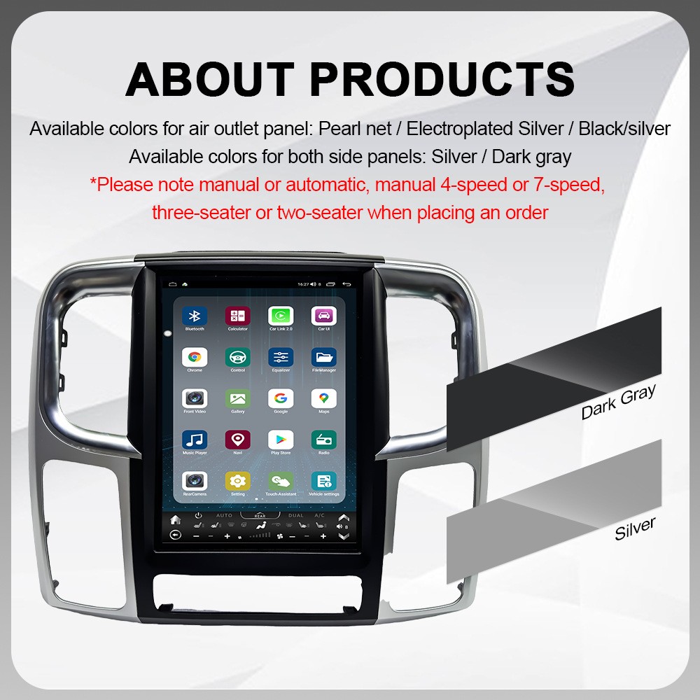 13″ For 2013-2018 Dodge RAM Truck Android Car Stereo Radio Carplay GPS Navi