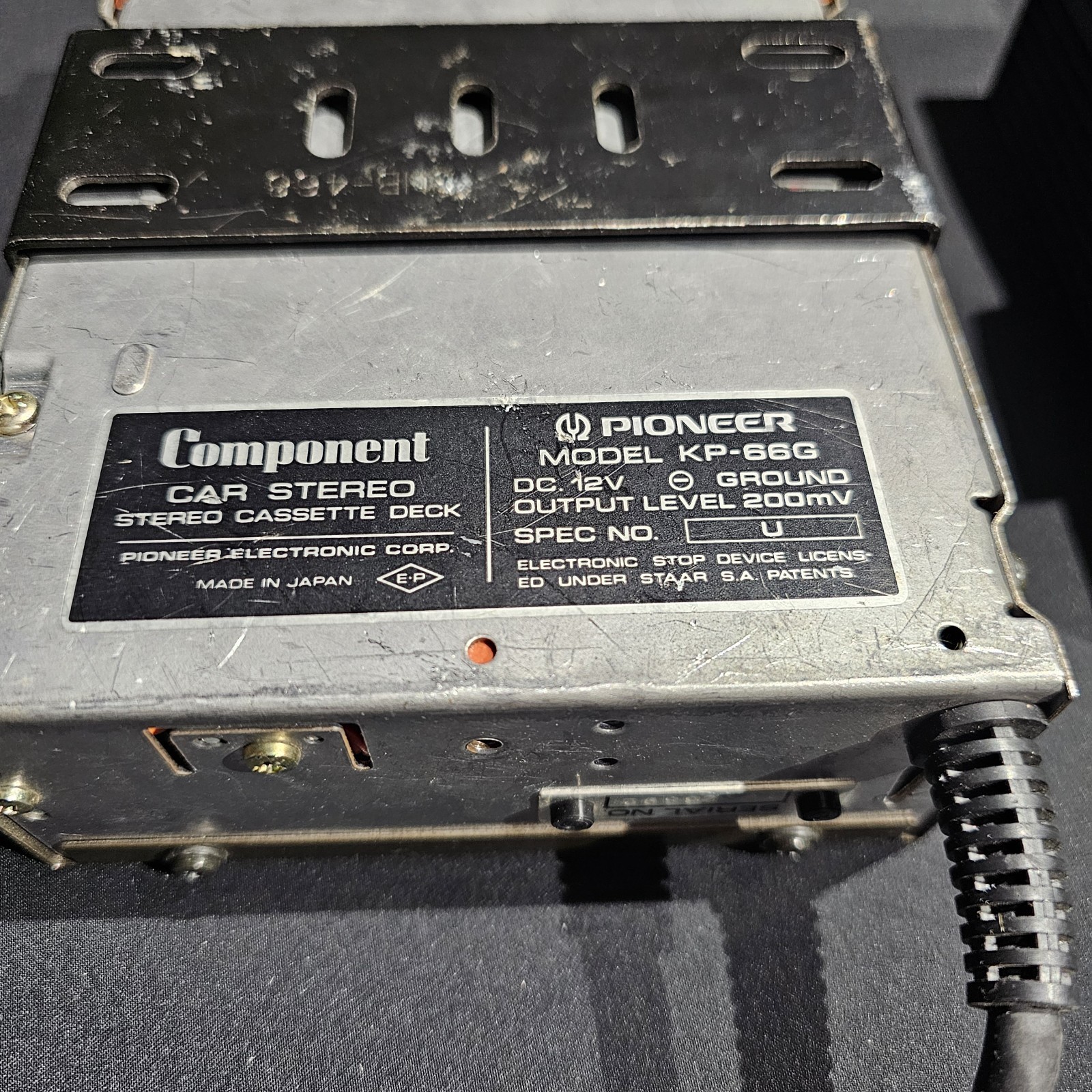 Vintage Pioneer KP-66G & GM-40 Component Cassette Deck & Amplifier AS-IS