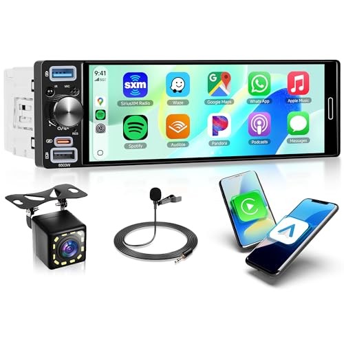 6.5 inch Single Din Car Radio Wireless Carplay 6.5 inch+Wireless Carplay+AM