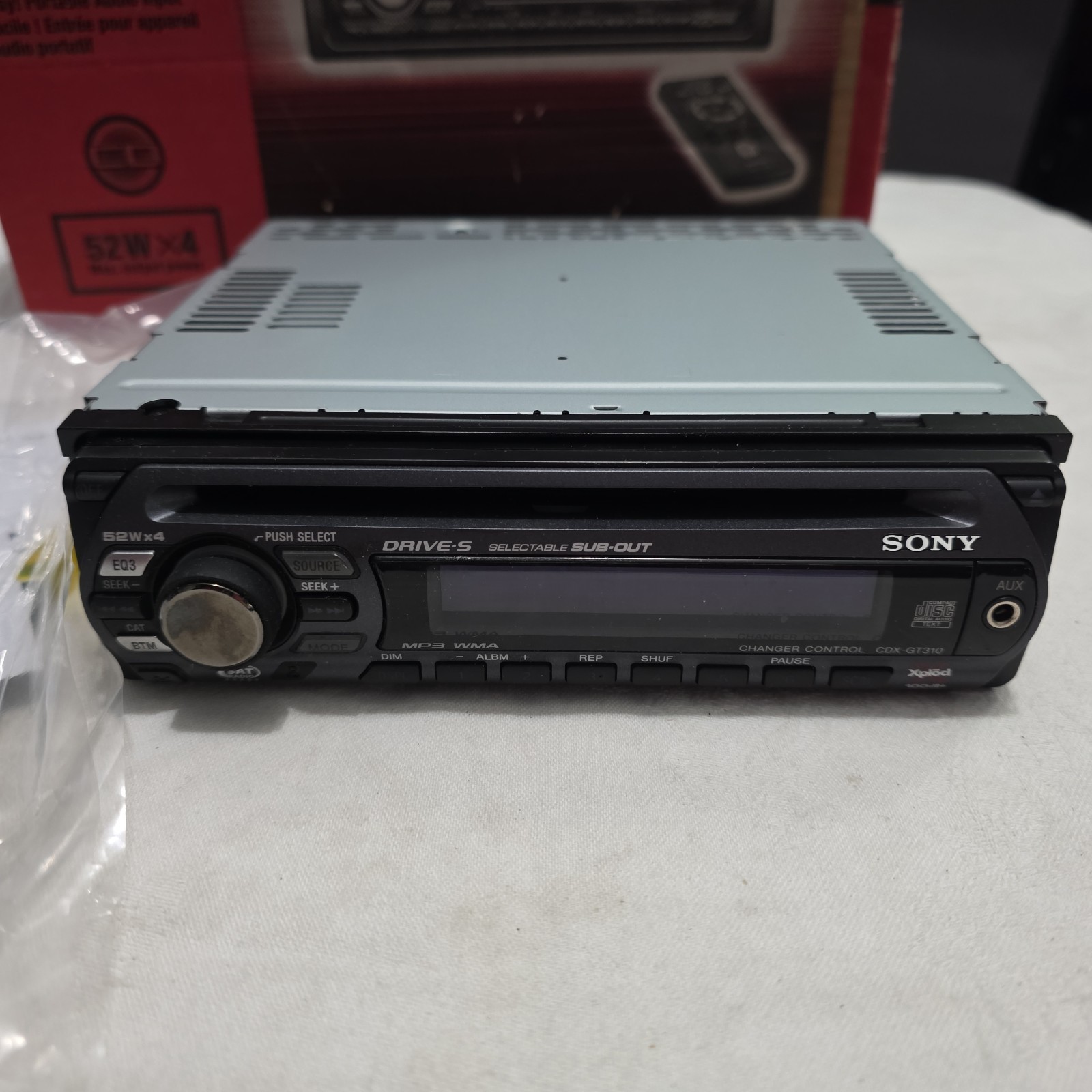 Sony CDX-GT310 Car Radio FM/MW/LW CD Player Mp3/WMA AUX