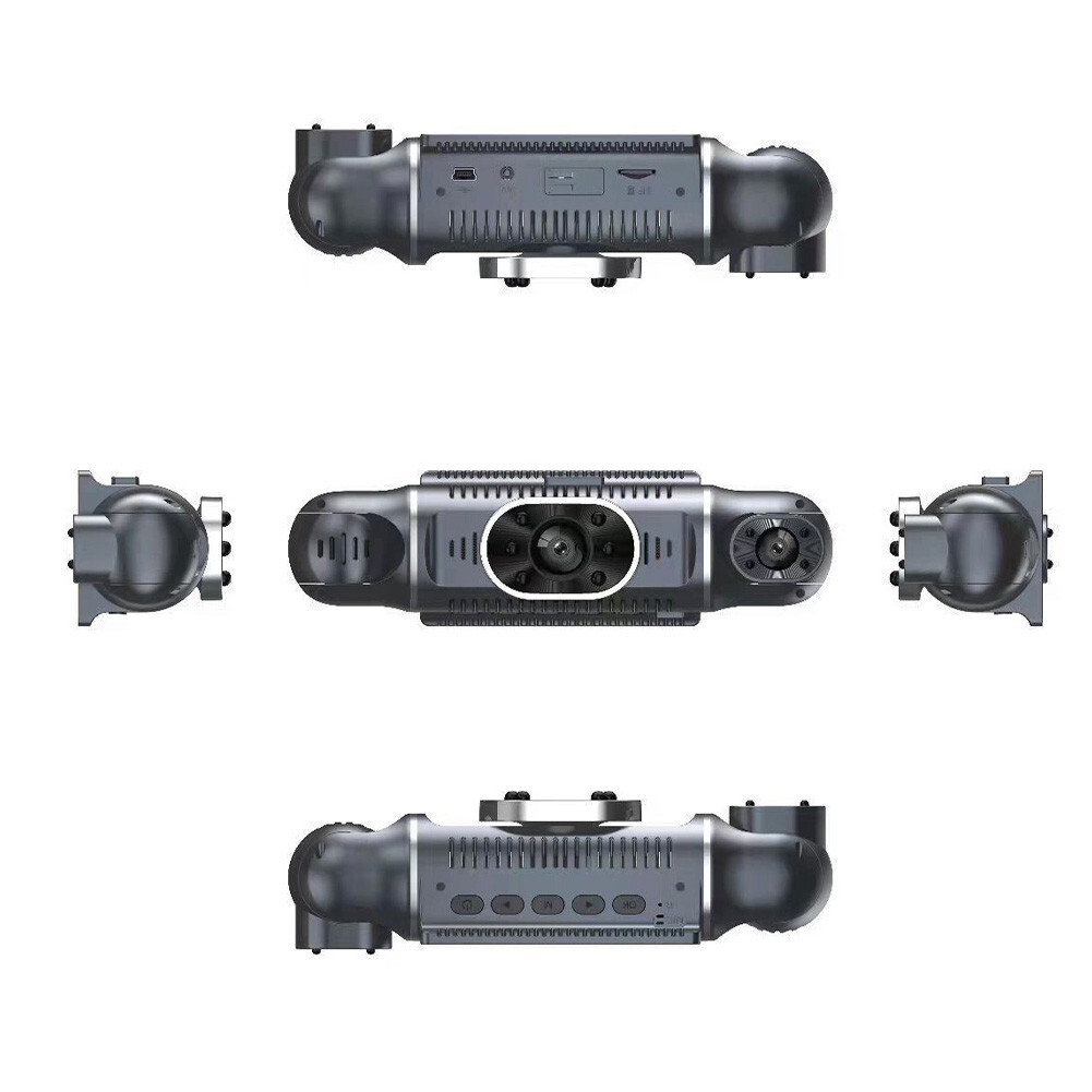 Dash Cam 4 Channel Driving Recorder Car DVR Front Left Right Rear Night Vision