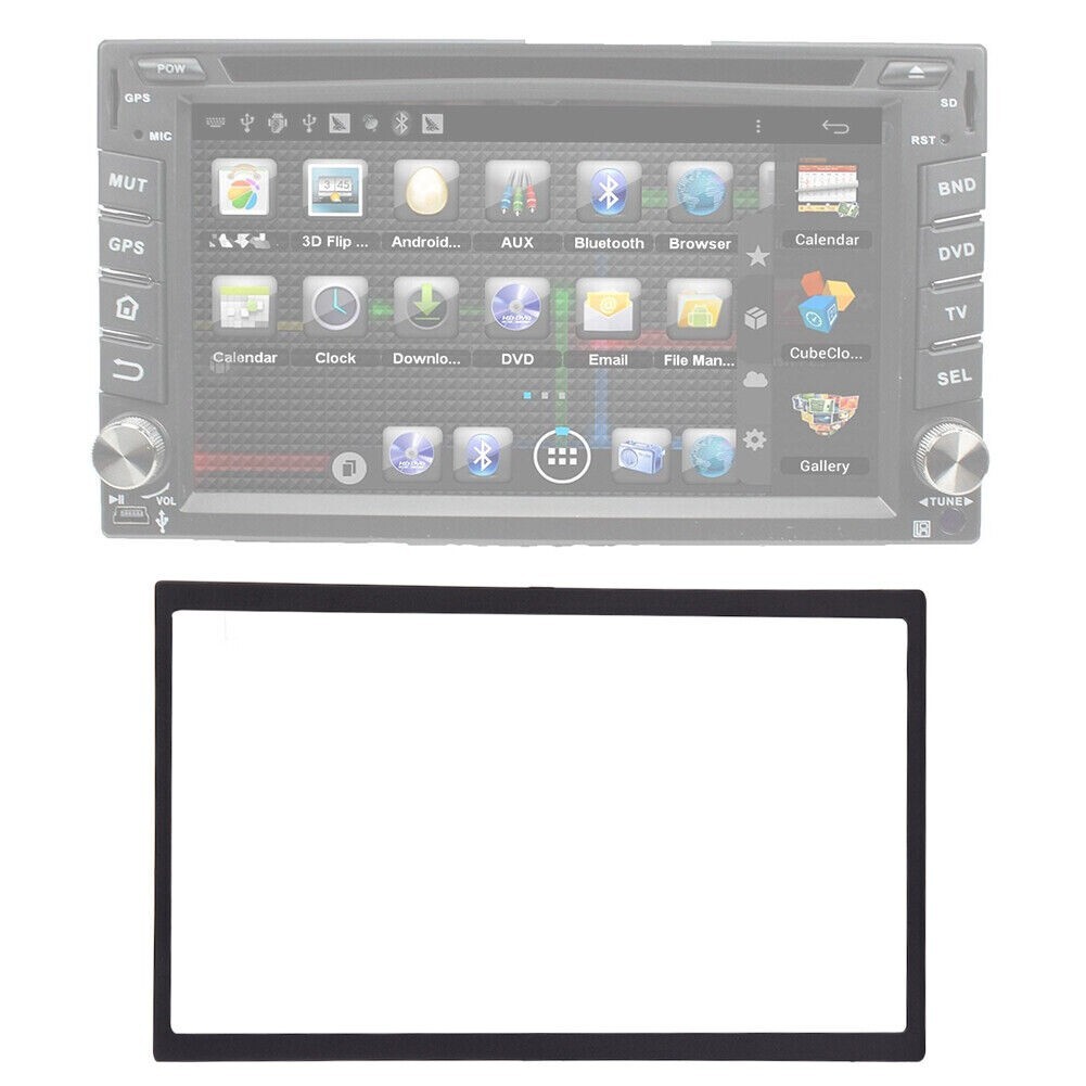 7×4 inch Car Radio MP5 Install Frame Universal 2 Din Car Radio 178x100MM