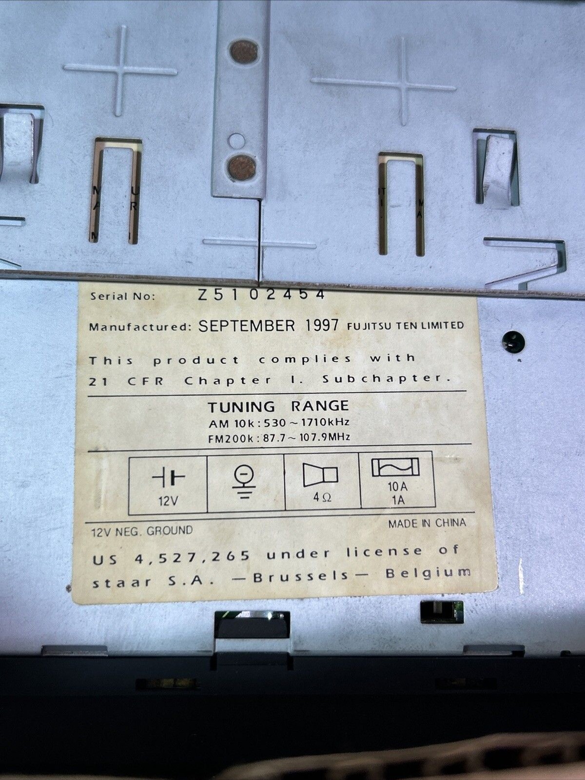 Eclipse ESN-5340 Old School CD Digital Audio Unit ,orig box,manual ,Mazda plug