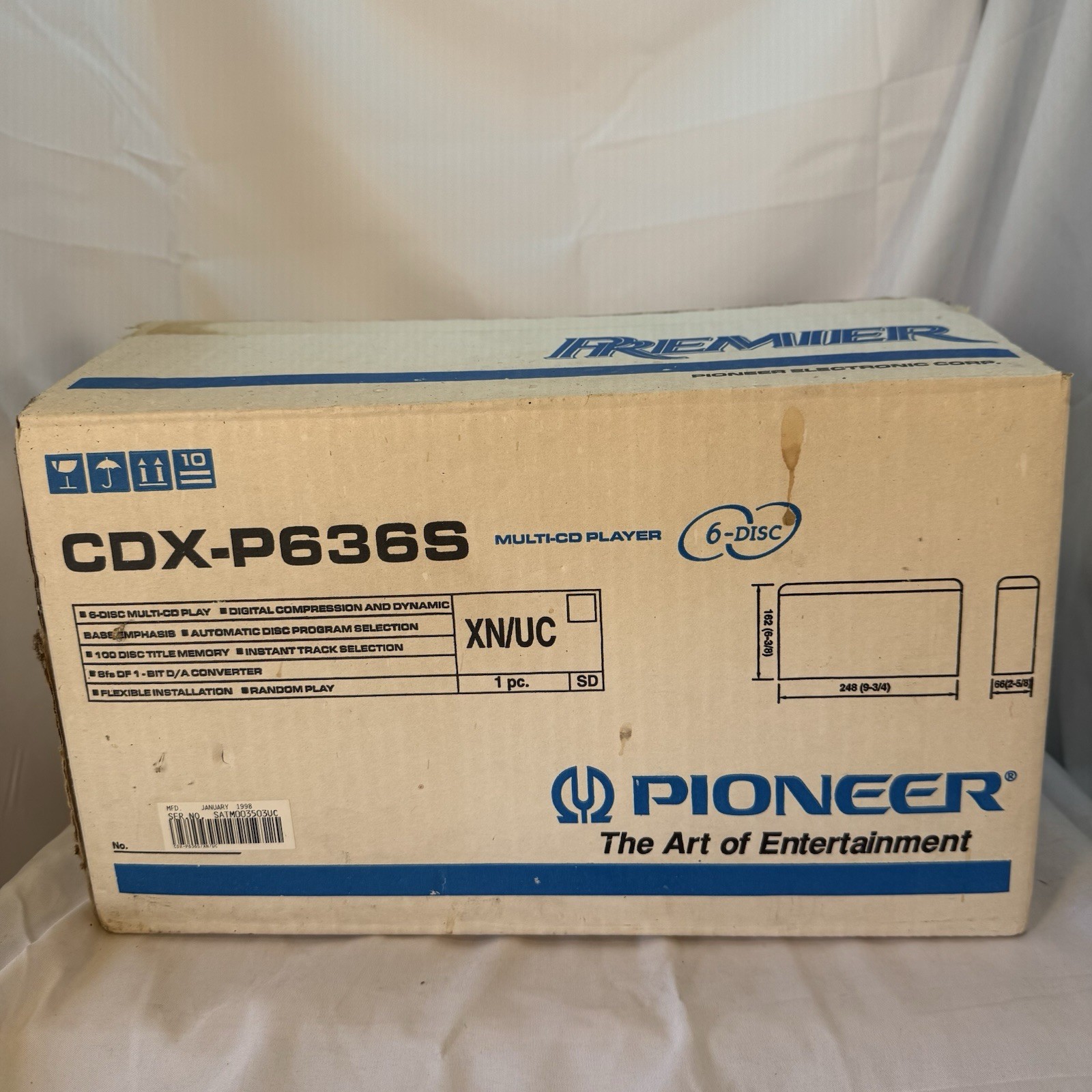 pioneer premier CDX-P636S