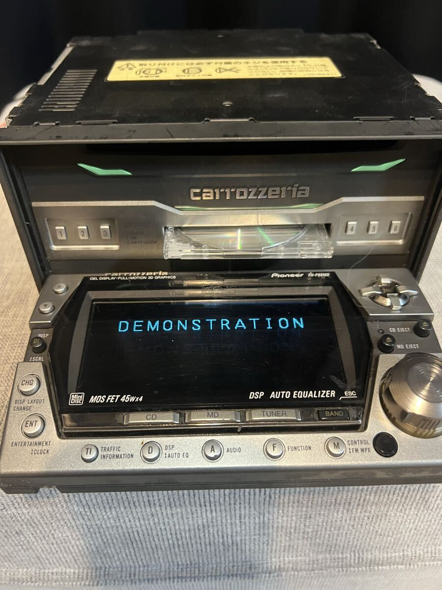 Vintage Carrozzeria FH-P88MD 2DIN CD & MD Player FM/AM Car Stereo Unit Tested