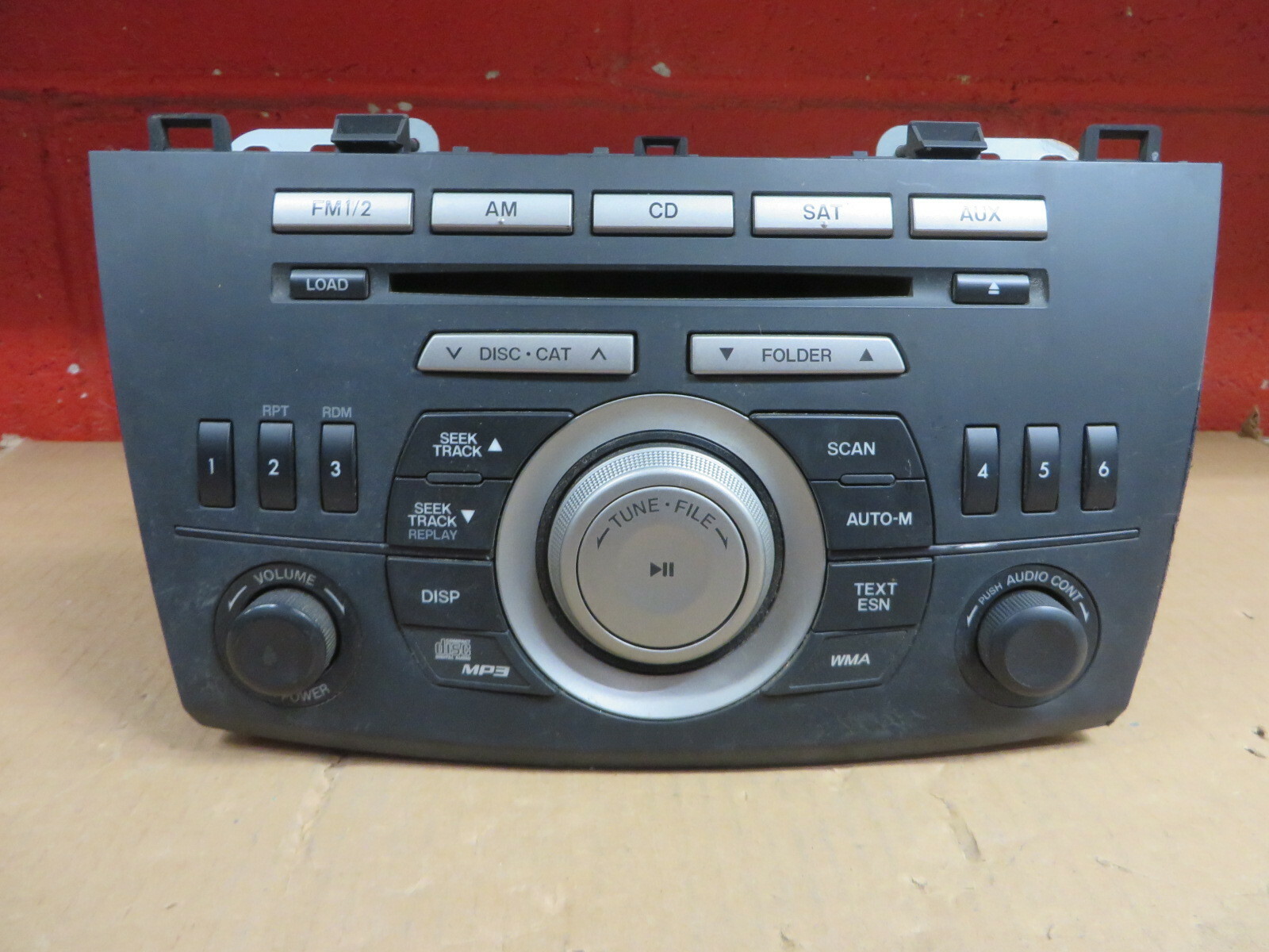 MAZDA 3 10 11 12 13 RADIO AUDIO AM FM CD mp3 FACTORY DASH UNIT OEM # 14792746