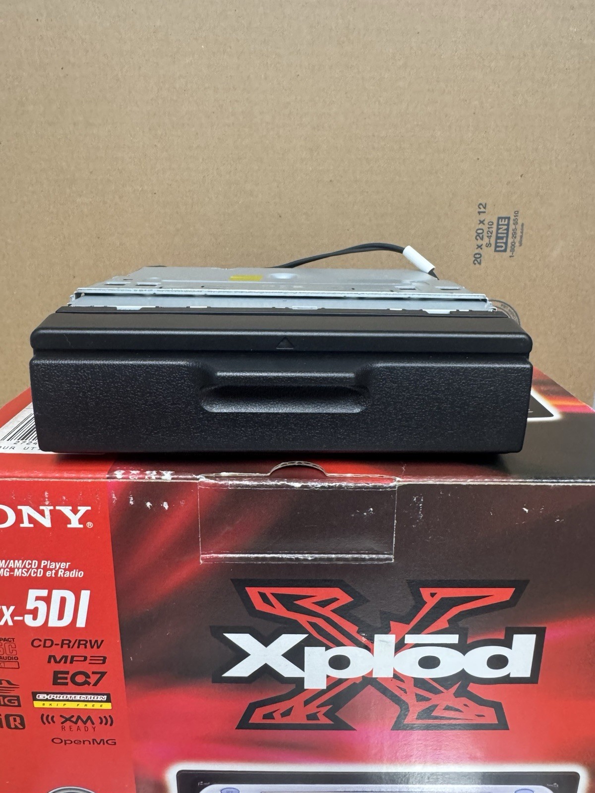 Sony MEX-5DI CD Player/Mp3 In-Dash Receiver with Remote and Manual New Open Box