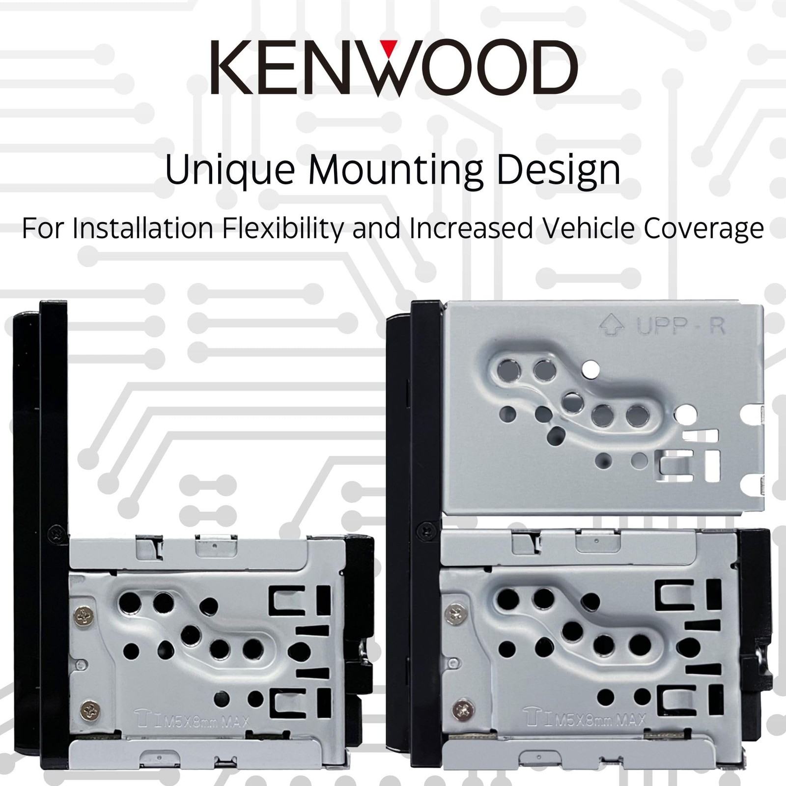 KENWOOD DMX4710S Digital Car Stereo 50W x 6-Ch, Apple CarPlay, Bluetooth
