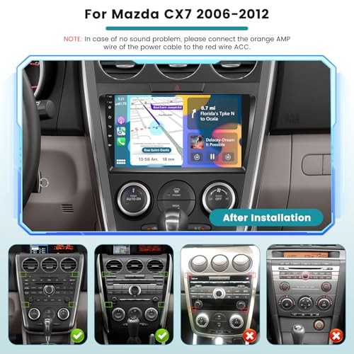 Car Radio for Mazda CX7 2006 2007 2008 2009 2010 2011 2012: [2G+64G] 9 2+64G